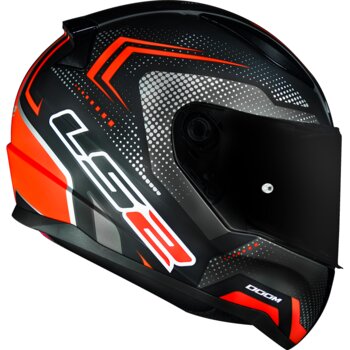 CAPACETE LS2 FF353 RAPID DOOM MATTE BLK/RED