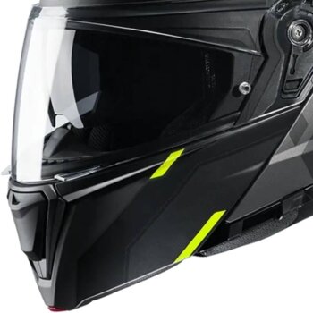 CAPACETE HJC I90 AVENTA PRETO CINZA E VERDE 59
