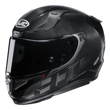CAPACETE HJC RPHA 11 CARBON BLEER PRETO E CINZA