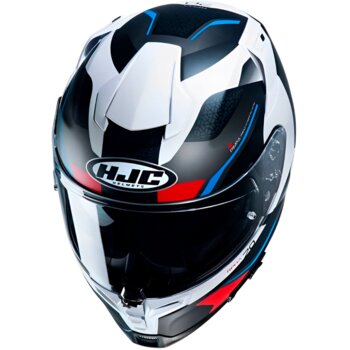 CAPACETE HJC RPHA 70 KOSIS PRETO BRANCO AZUL E VERMELHO