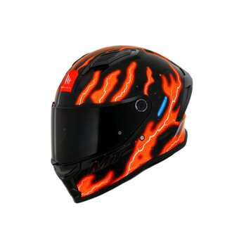 CAPACETE MT HELMETS STINGER 2 FLASH A4 GLOSS