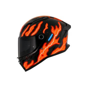 CAPACETE MT HELMETS STINGER 2 FLASH A4 GLOSS