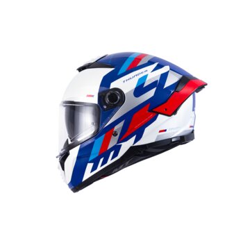 CAPACETE MT HELMETS THUNDER 4 ERGO C7 BLUE