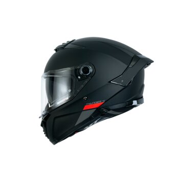 CAPACETE MT HELMETS THUNDER 4 SOLID A1 - BLACK MATE (FOSCO)