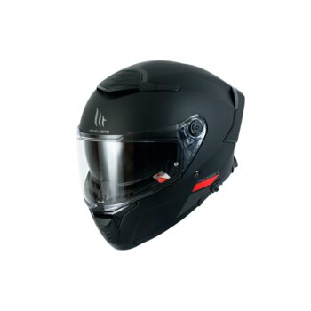 CAPACETE MT HELMETS THUNDER 4 SOLID A1 - BLACK MATE (FOSCO)
