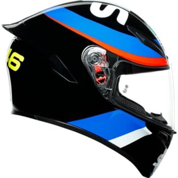 CAPACETE AGV K1 S VR46 SKY RACING TEAM BLACK/RED