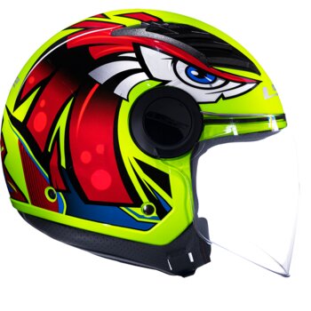 CAPACETE LS2 OF562 AIRFLOW TRIBAL YELLOW