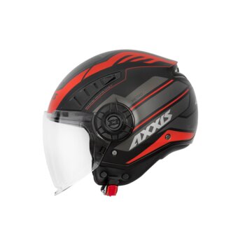 CAPACETE AXXIS METRO S LEISURE B25 RED MATTE