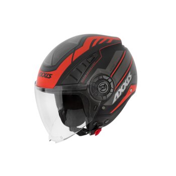 CAPACETE AXXIS METRO S LEISURE B25 RED MATTE