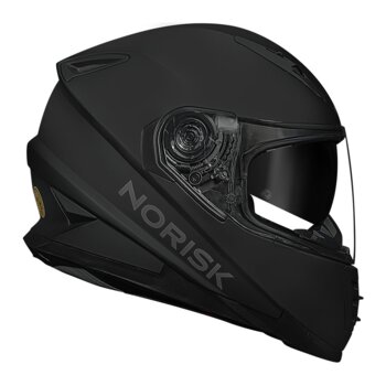 CAPACETE NORISK FF302 MONOCOLOR MATTE BLACK