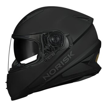 CAPACETE NORISK FF302 MONOCOLOR MATTE BLACK