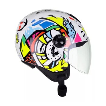 CAPACETE PEELS FREEWAY KING BRANCO/COLOR