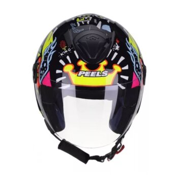 CAPACETE PEELS FREEWAY KING PRETO/COLOR