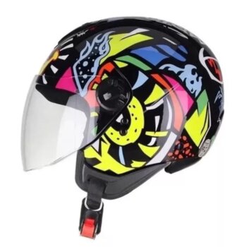 CAPACETE PEELS FREEWAY KING PRETO/COLOR