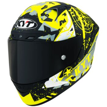 CAPACETE KYT NZ RACE BLAZING MATT YELLOW