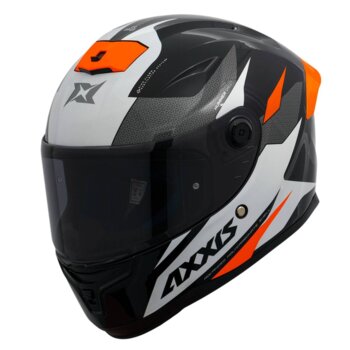 CAPACETE AXXIS HUMMER B BRAVE C4 - ORANGE FLUOR GLOSS