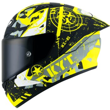 CAPACETE KYT NZ RACE BLAZING MATT YELLOW
