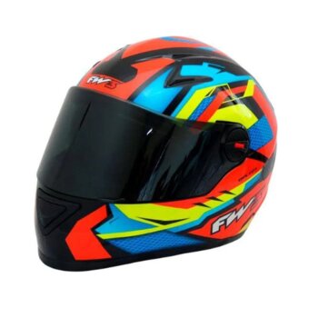 CAPACETE FW3 GTN FOX LARANJA