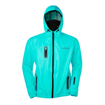 JAQUETA TEXX CORTA VENTO NEON V2 AZUL CLARA