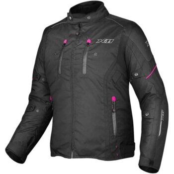 JAQUETA X11 IRON 3 FEMININA PRETO/ROSA