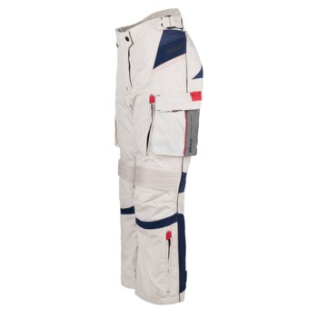 CALCA TEXX ARMOR LD FEM BRANC AZUL VERMELHO CINZA