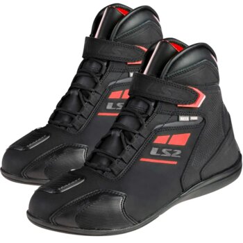 BOTA LS2 GARRA MAN WP BLACK/RED