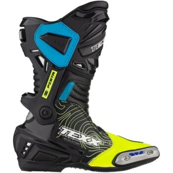BOTA TEXX PISTA PRETA VERDE E AZUL