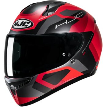 CAPACETE HJC C10 TINS VERMELHO CINZA PRETO