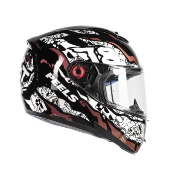 CAPACETE PEELS ICON 23 PILOT PTO/BCO