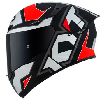 CAPACETE KYT TT-COURSE ELECTRON GREY/RED
