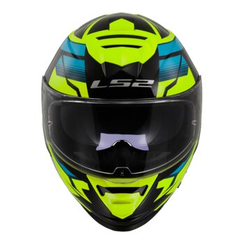 CAPACETE LS2 STORM FF800 TRACKER BLK/HV YLW