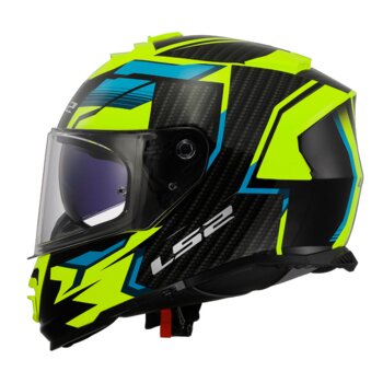 CAPACETE LS2 STORM FF800 TRACKER BLK/HV YLW