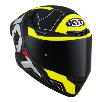 CAPACETE KYT TT COURSE ELECTRON BLACK/YELLOW
