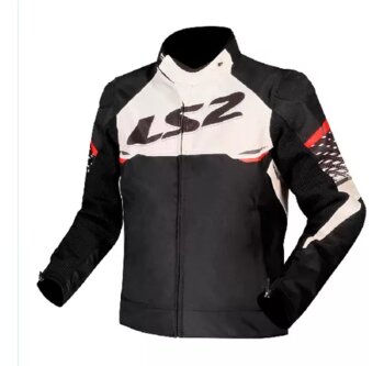 JAQUETA LS2 APEX BLK/WHT/RED