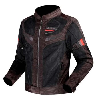 JAQUETA LS2 GARDA BLACK/RED