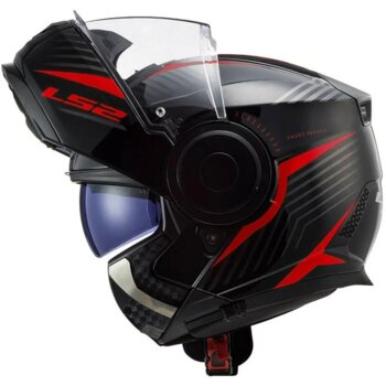 CAPACETE LS2 - FF902 SCOPE SKID BLACK/RED