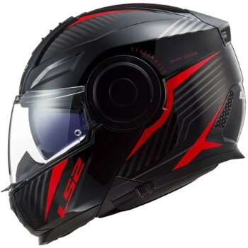 CAPACETE LS2 - FF902 SCOPE SKID BLACK/RED