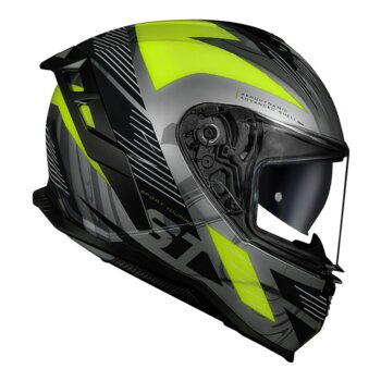 CAPACETE NORISK STRADA II ST TITANIUM PRETO AMARELO