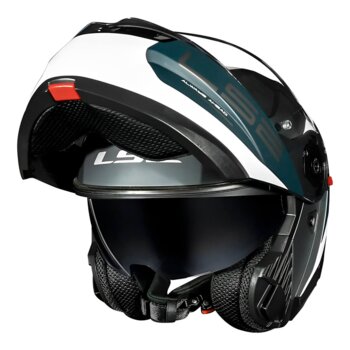 CAPACETE LS2 STROBE II FF908 VICTORY MATTE GREY/BLU/SAND