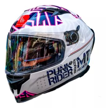 CAPACETE MT HELMETS BRAKER PUNK RIDER A0 - GLOSS