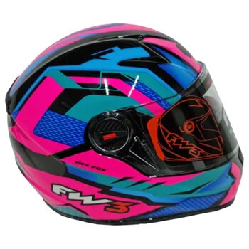 CAPACETE FW3 GTN FOX ROSA