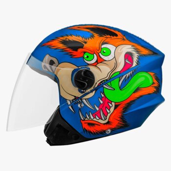 CAPACETE PRO TORK NEW LIBERTY THREE COYOTE AZUL