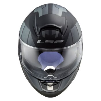 CAPACETE LS2-FF397 VECTOR FT2 KRIPTON MATTE BLK/ORG/SILVER 64/XXL