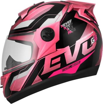 CAPACETE PRO TORK EVOLUTION G8 EVO BRILHANTE PINK