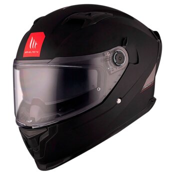 CAPACETE MT HELMETS BRAKER SV SOLID A1 PRETO - MATTE