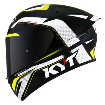 CAPACETE KYT TT COURSE GRAND PRIX BLACK/YELLOW