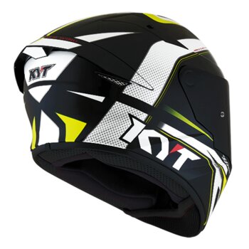CAPACETE KYT TT COURSE GRAND PRIX BLACK/YELLOW
