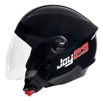 CAPACETE TAURUS JOY23 OPEN FACE PRETO