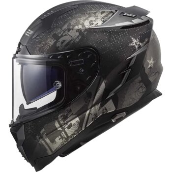 CAPACETE LS2 FF327 CHALLENGER FLEX MATTE BLACK 62/XL