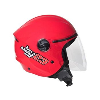 CAPACETE TAURUS JOY23 OPEN FACE VERMELHO